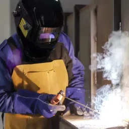 SHIV ALASKA Welding Helmet Free Size Plastic Grey image 2