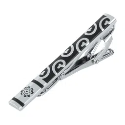 Peora Black & Silver-Toned Square Cufflinks image 4