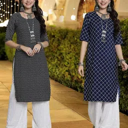 Ethnic basket Women Multicoloured Kurtas-picture-20
