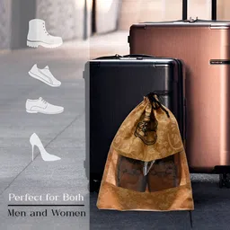 Aura Brown Set of 6 Regular Shoes Organiser Organisers image 2