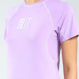 rock.it Women Typography Printed Round Neck T-Shirts image 5