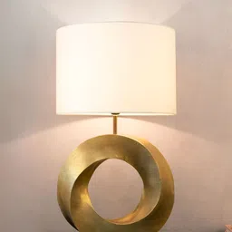 IAAH Gold-Toned Metal Spherical Table Lamp-picture-26