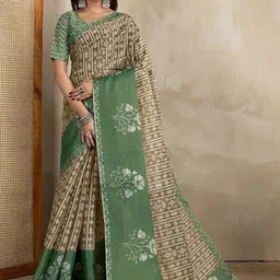 Moda Rapido Ethnic Motifs Silk Blend Handloom Saree-picture-19