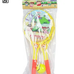 Asian Shinchan Wisdom Racquet Set Yellow And Red image 2