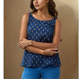 KALINI Women Floral Printed Cotton Top-picture-43