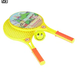 Asian Shinchan Wisdom Racquet Set Yellow And Red image 5