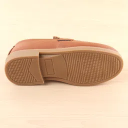 Pine Kids Slip On Party Wear Loafers - Brown image 5