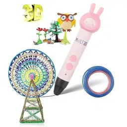Melt3D The Crafter 3D Pen Imagination With Bunny And Tiger Designs, Pink image 2