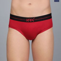 HRX by Hrithik Roshan Pack Of 2 Mid-Rise Basic Briefs HRX_BRF_002_RD_RBLU_2PC-picture-35