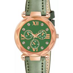 CSAMON Women Embellished Dial & Straps Analogue Watch GR379RG Mina GRE L-picture-40