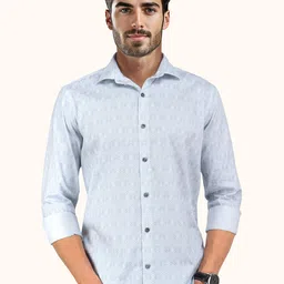 ROUGHELLS Men Slim Fit Opaque Striped Casual Shirt-picture-27