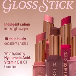 Makeup Revolution London Pout Lip Gloss Stick With Vitamin E - 3 g - Sugar Plum Mauve image 2