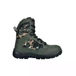 Allen Cooper Plain Toe Jungle Boot High Ankle PU Sole Size 12 UK/India Olive Green, AC-1097-picture-18