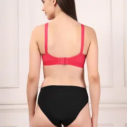 adornstar Pack Of 2 Non Padded Full Coverage Cotton Bra & Panty Lingerie Set image 4