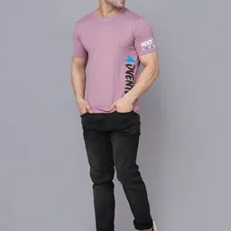 TEEFOX Typography Printed Round Neck Short Sleeves Regular Fit T-Shirt image 3