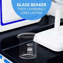 Glassco ‎GC-1P10-5PCS Scientific Glass Beaker Low Form with Pouring Spout 10 ml (Pack of 5 Pcs) image 2