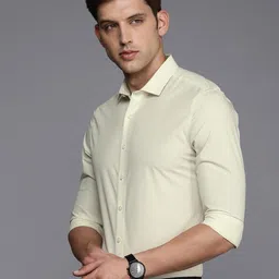 Louis Philippe Permapress Super Slim Fit Wrinkle Free Formal Shirt image 5