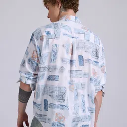 Espanshe Men Printed Casual Shirt image 5