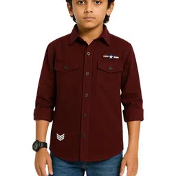 Rocket Science Boys Classic Slim Fit Casual Shirt-image-53