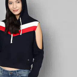 PINACOLADA Women Colourblocked Hooded Sweatshirt-image-99