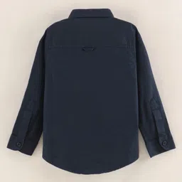 Jash Kids Full Sleeves Shirt Placement Print- Blue image 3