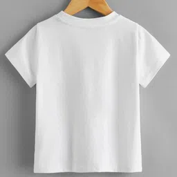 KNITROOT New Year Theme Half Sleeves Out With Old In With New Printed Tee -White image 4