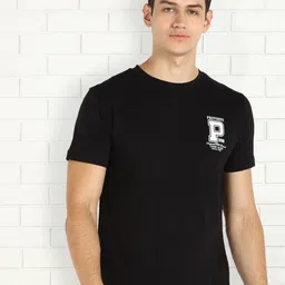 Provogue Men Checked Monochrome Pockets T-shirt-image-90