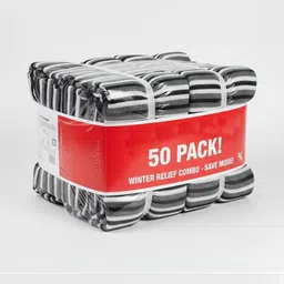 Aura White Striped Fleece Mild Winter 120 GSM Blanket-image-26