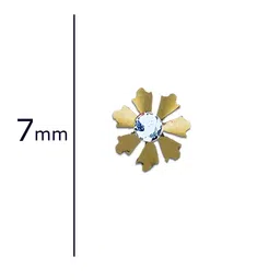 Comet Busters 14-Pcs Traditional Designer Bindi - Silver image 5