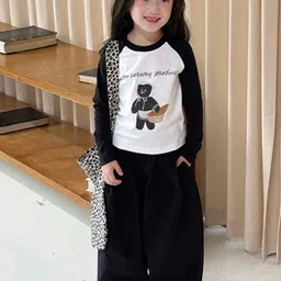 LULU & SKY Girls High-Rise Easy Wash Trousers image 3