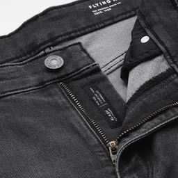 Flying Machine Men Slash Slim Tapered Fit Mid-Rise Light Fade Stretchable Jeans image 5