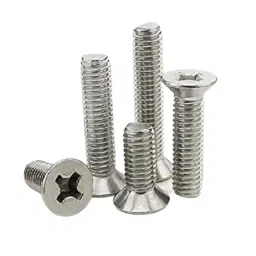 Rpi Shop M4x8mm Phillips Drive Countersunk (CSK) Head Screw Full Thread Nickel Finish Pack of 75 Pcs image 5