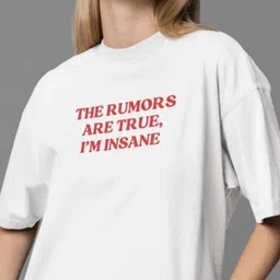 Art By Ritik Unisex Typography Printed Drop-Shoulder Sleeves Applique T-shirt image 2