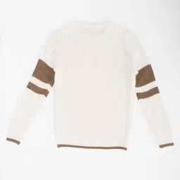 Pantaloons Junior Boys Colourblocked Pullover with Applique Detail image 3