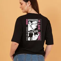 kintu parantu Women Pack Of 2 Typography T-shirt image 3