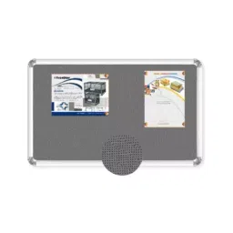 Alkosign 600mm X 900mm Grey Color Astra Fabric Notice Board ATRNBF-F 6090 image 1
