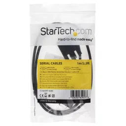 StarTech.com Female 9 Pin D-sub to Female 9 Pin D-sub Serial Cable 1 m PVC, SCNM9FF1MBK image 4