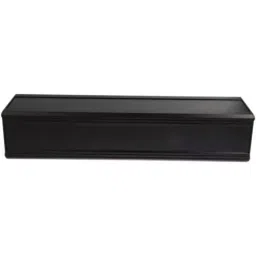 RS PRO Black Extruded Aluminium Heat Sink Case, IP40, Black Lid, 400 x 100 x 86 mm Model No 1881263 image 4