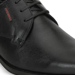 Red Chief Men Black Solid Leather Formal Derbys image 3
