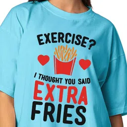 STATUS MANTRA Women Typography Printed Bio Finish Applique T-shirt image 4