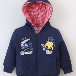 CUCUMBER Polyfill Full Sleeves Sweatshirts With Vehicle Embroidery - Navy Blue-picture-42