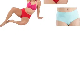 ORLIZEA Pack of 2 Women High-Rise Cotton Blend Hipster Briefs-picture-14
