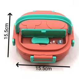 Rushabh Novelty Lunch Box 6123-Peach image 3