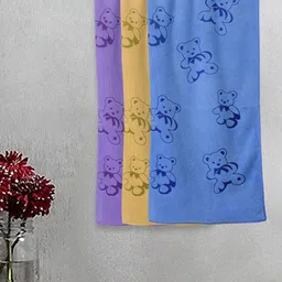 Myntra Elegant Homes Purple & Brown 3 Printed Cotton 300 GSM Bath Towel-picture-31