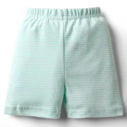 Kidi Wav Pack Of 2 Half Sleeves Striped & Floral Printed Coordinating Tees & Shorts Set - Multi Colour image 5