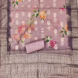 Lilots Unstitched Dress Material image 4