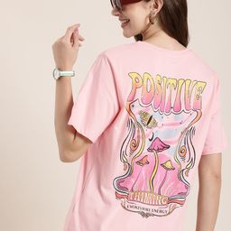 HERE&NOW Printed Pure Cotton T-shirt-picture-1