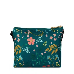 Lavie Tessie Floral Green Polyester Pouch image 4