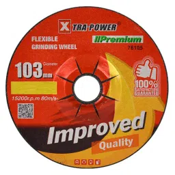 Xtra Power 4inch/103mm Green Silicon Carbide (GC) #220 Grit Flexible Grinding Wheel Premium Series (Pack of 320)-image-8