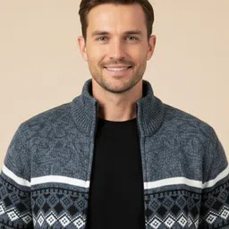 HERE&NOW Men Printed Sweatshirt image 3